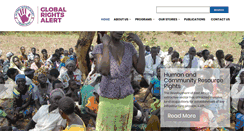 Desktop Screenshot of globalrightsalert.org